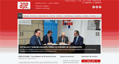 Desktop Screenshot of apegalicia.es
